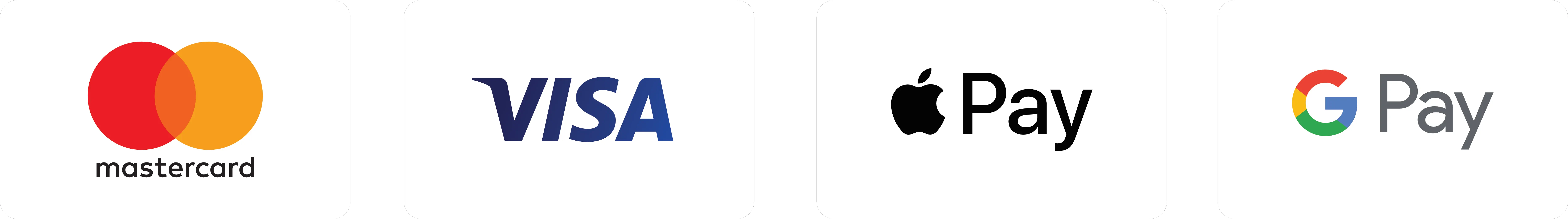 Card accepted logos